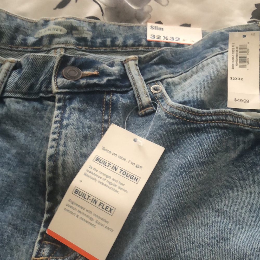 Old navy distressed skinny jeans 32x32 - Picture 5 of 14